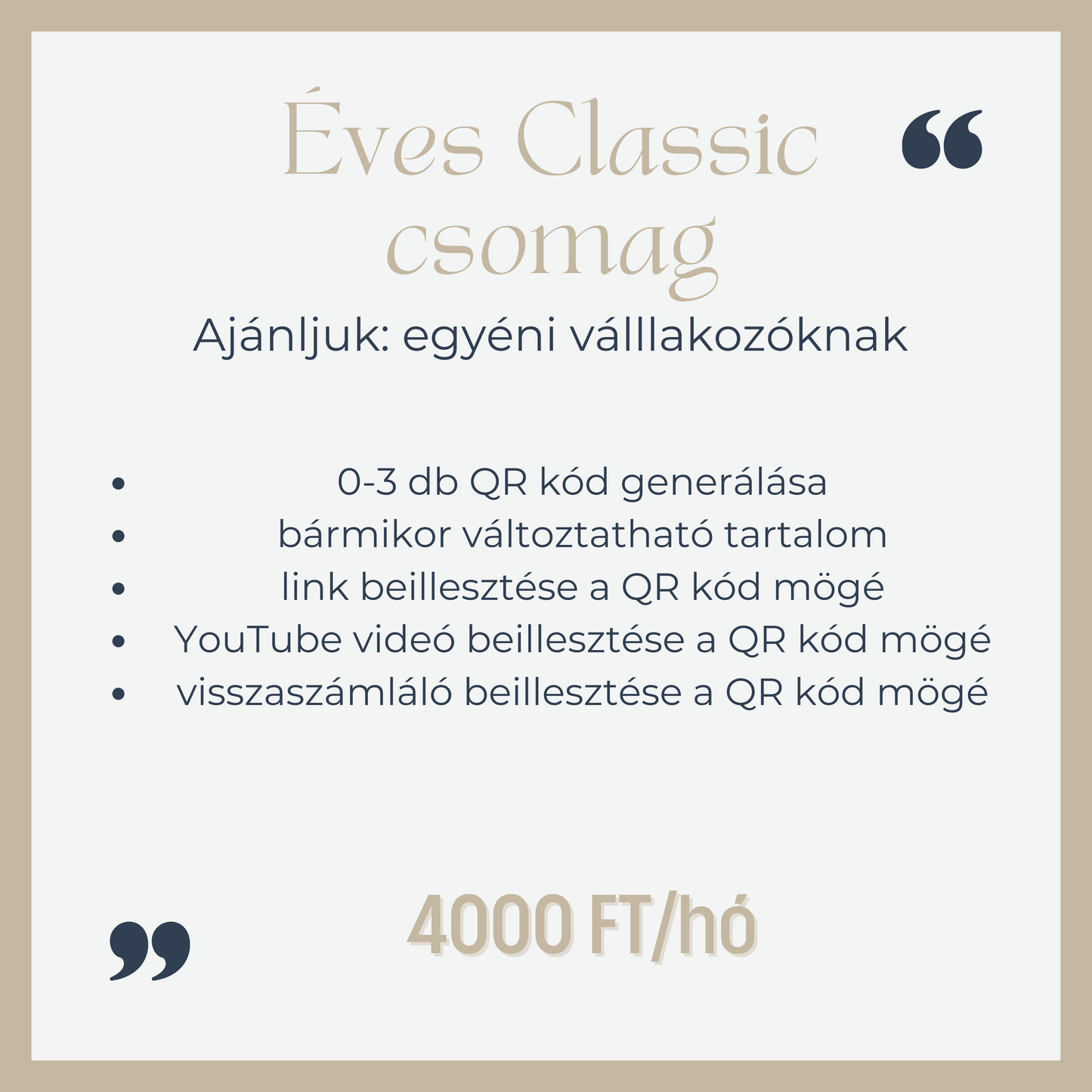 Éves Classic csomag