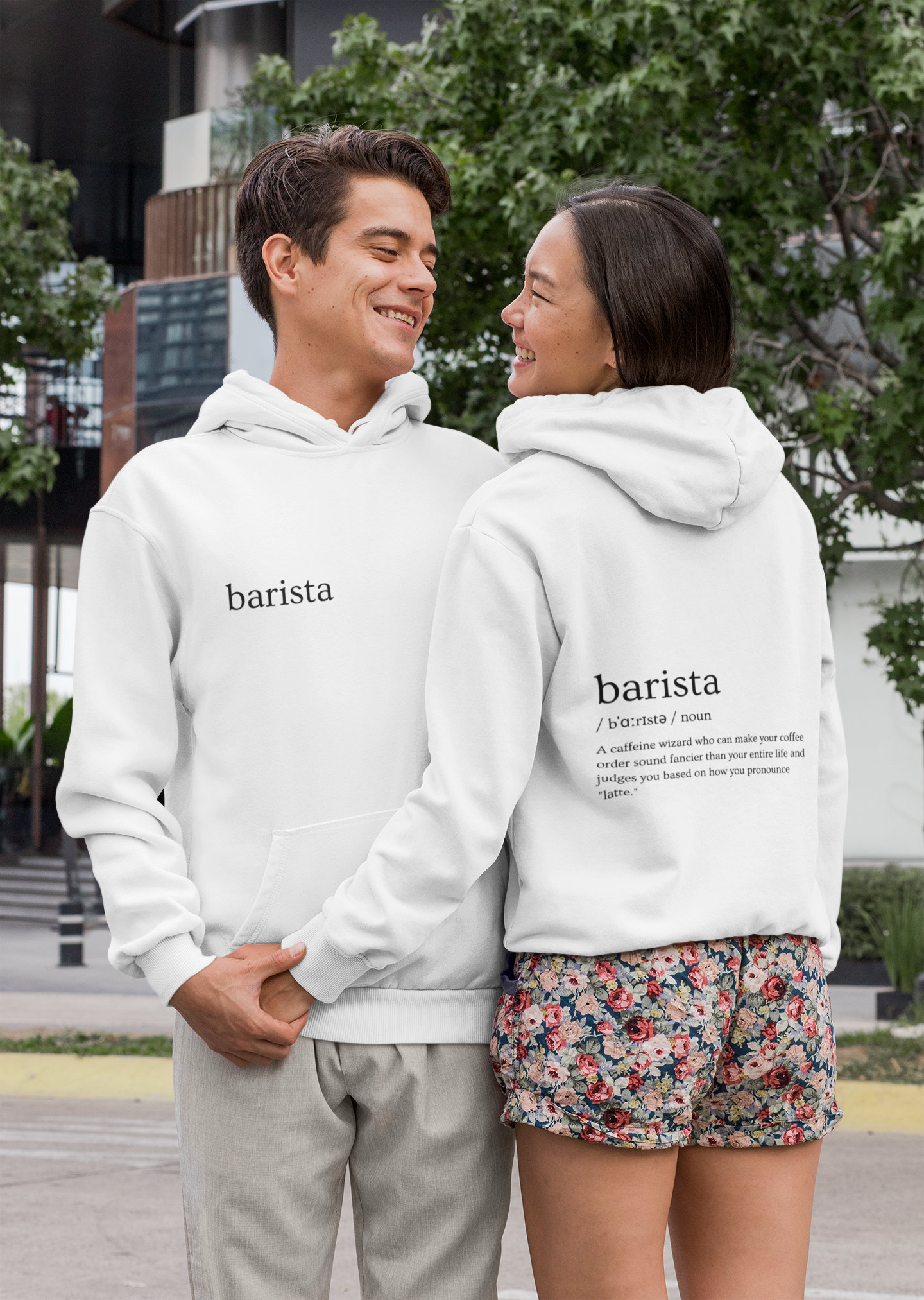 Barista unisex pulóver